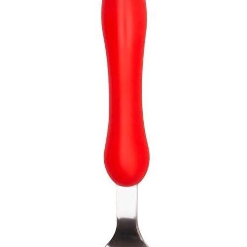 Kinderbestek - Vork - RVS - Mickey Mouse - Rood - 1 stuk