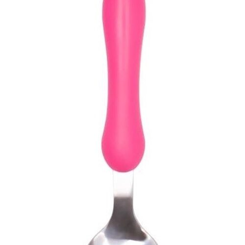 Kinderbestek - Lepel - Minnie Mouse - rvs met plastic handgreep - Roze - 1 stuk