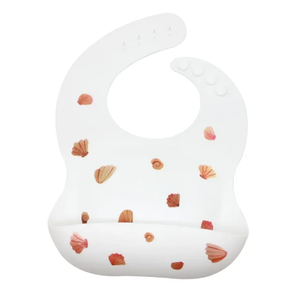 Silicone Slab Schelp - Waterdicht Slab - Baby Slabber - Wit