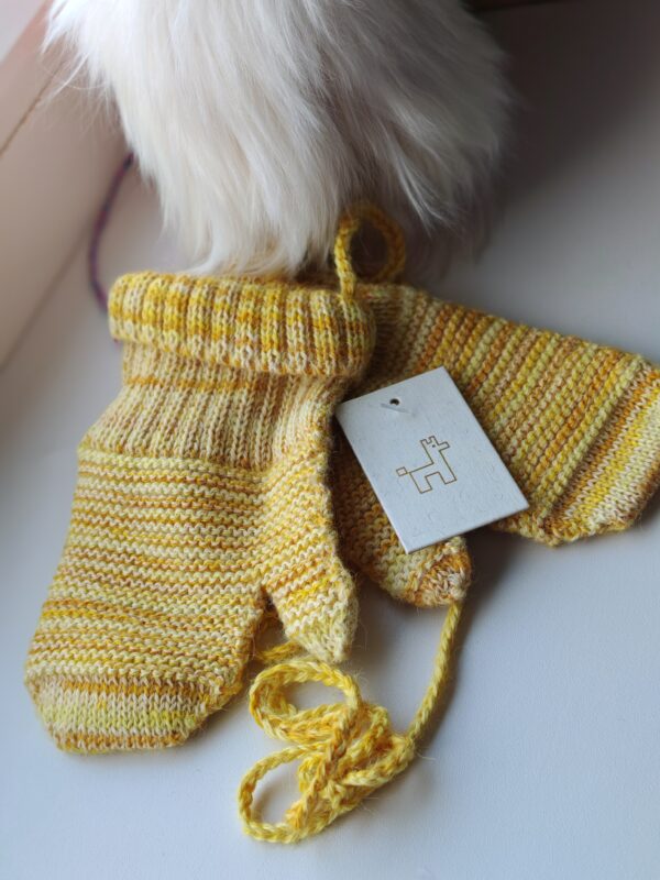Handgemaakte Kinderhandschoenen van 100% Alpacawol - Afbeelding 4